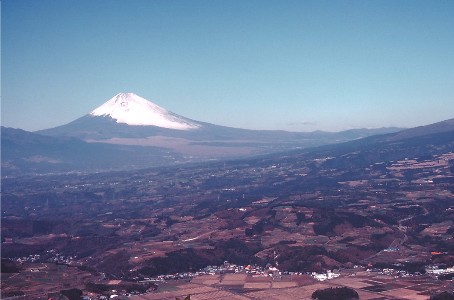 箱根十国峠からの雄大な富士山
