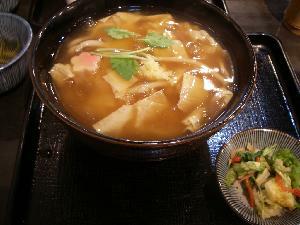 湯葉あんかけうどん