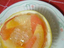 グレープフルーツゼリー