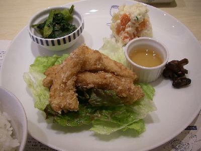 白身魚の唐揚げ　レモンソース