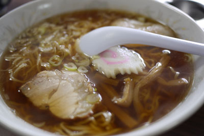 自家製麺のラーメン