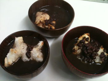 鏡開きのお汁粉