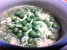 えんどう豆の卵とじ