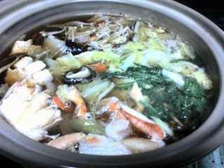 お正月～かにすき