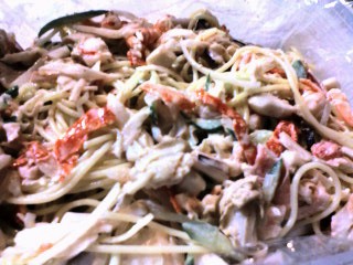 シーフードスパゲティサラダ