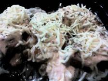 チキンのたらマヨオニオンソース焼き・・の前