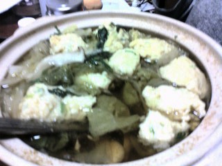 鶏団子ひとり鍋