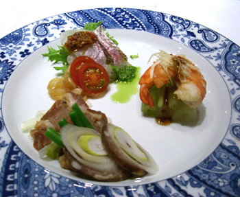 前菜の盛り合わせ