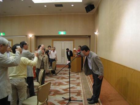 後藤６段乾杯発声