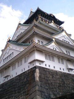 大阪城と空１