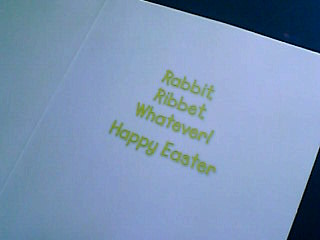 イースターカード