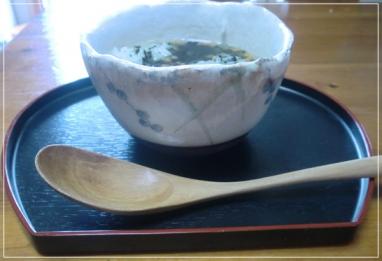 和食器で海苔茶漬け２