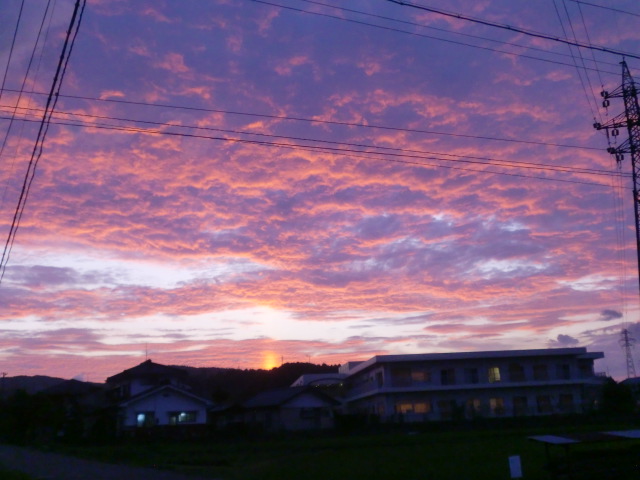 夕焼け全景