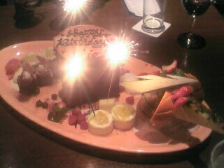 誕生日ケーキプレート