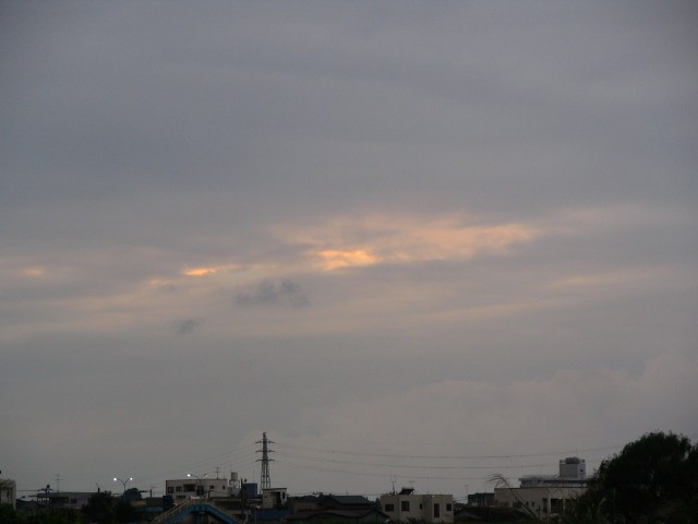 2005/10/9 最近の夕暮れ