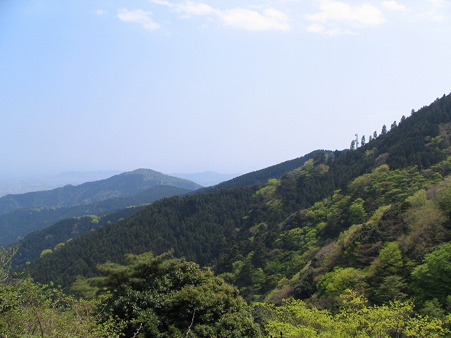 2007/5/3 大山ロープウエイ終点から