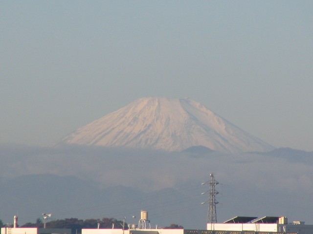 2005/11/6 もう雪の富士山