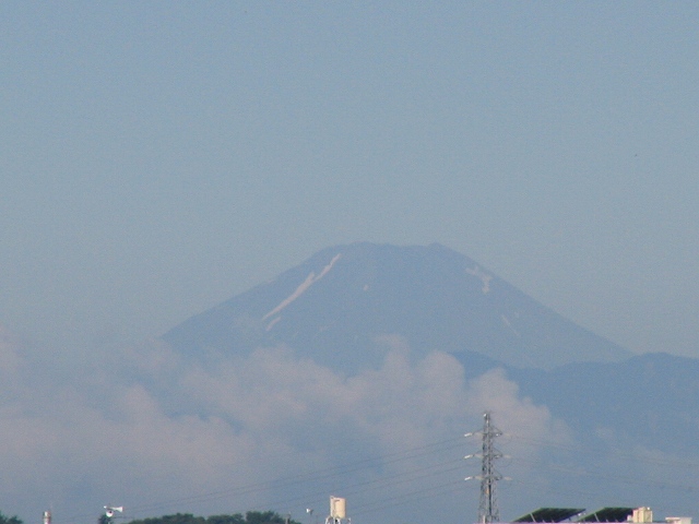 2007/7/24 7:30 久しぶりの富士山