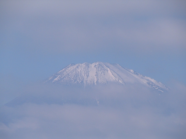 2007/11/23 12:04 富士山頂が見えた