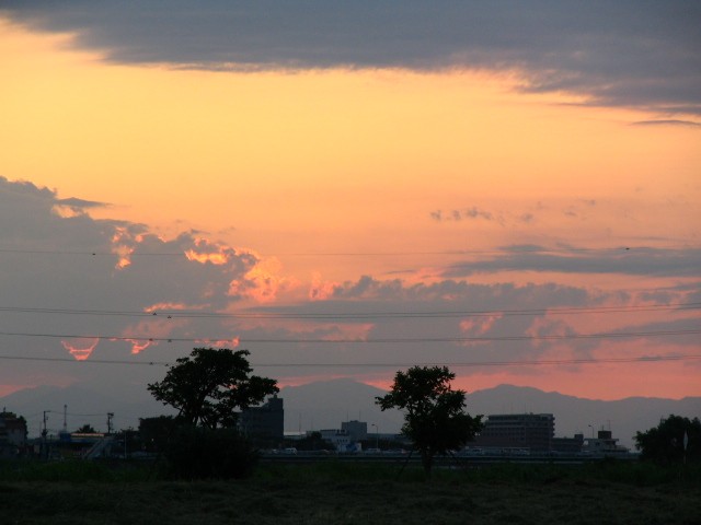 2005/7/27 台風が過ぎた日の夕暮れ