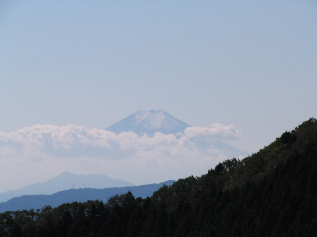 2007/10/21 12：05大岳山からの富士山