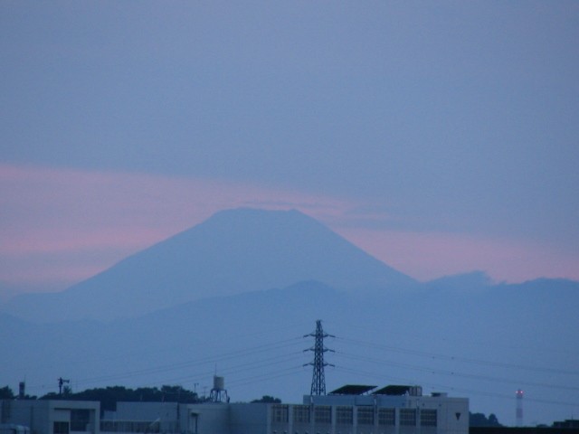 2005/7/31 夕暮れの富士山