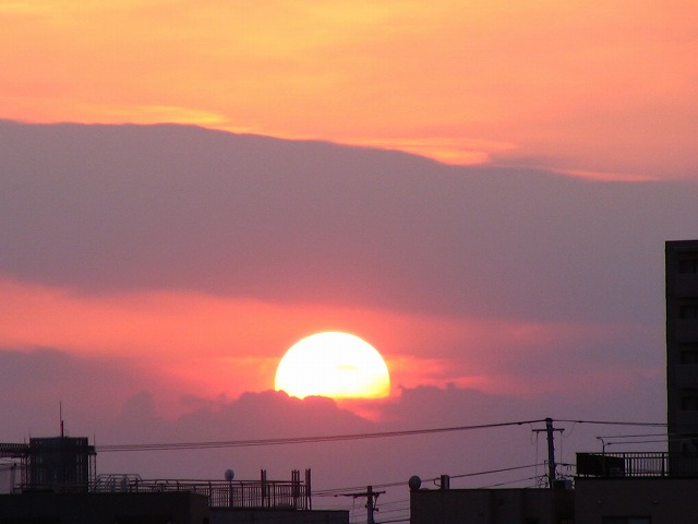 2007/1/13 16:37 夕日