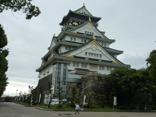 大阪城。