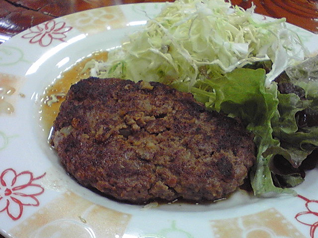 キッチンきたうち ハンバーグ定食普通