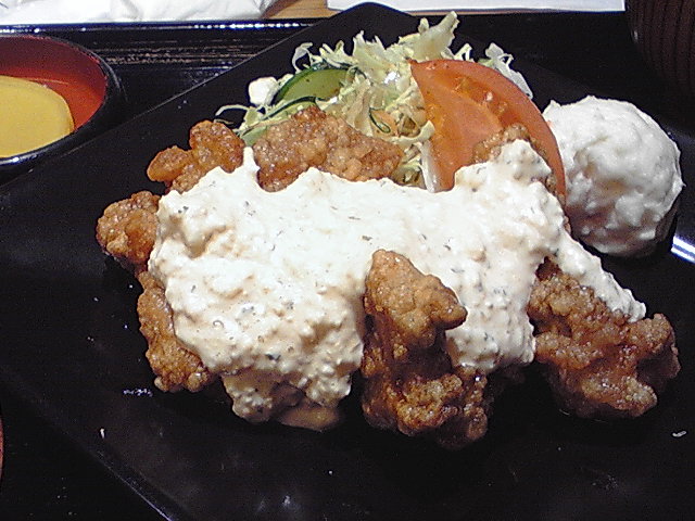 宮崎郷土料理「てげてげ」チキン南蛮定食アップ