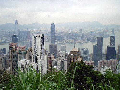 ビクトリアピークからの眺め