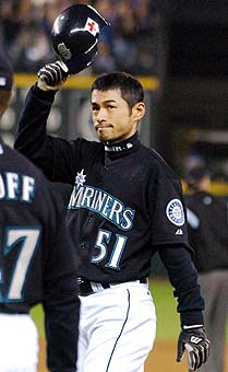 イチロー 2005年 メジャー通算1000安打記念 フォトプレート