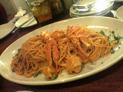 かにクリームパスタ