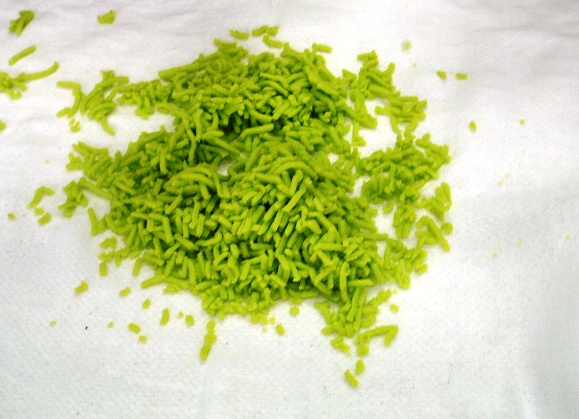 クリスマス和菓子　こなしたところ