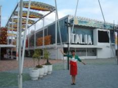 オープン前のイタリア館