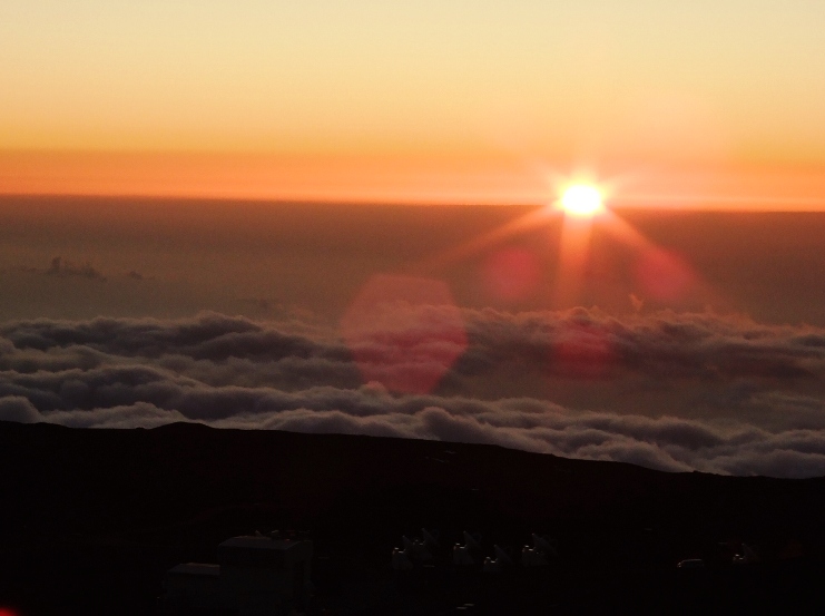 マウナケア　サンセット
