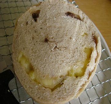 顔?!チーズレーズン