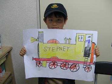 機関車STEPNEYが描けたよ！