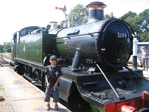 Train no.5199 avec mon fils