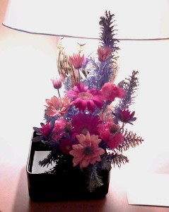 お部屋に届けられた花