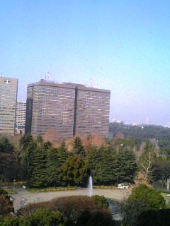 帝国ホテル・デラックスルームからの眺め2.JPG