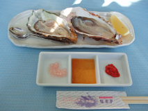 塩釜亭の殻付生かき