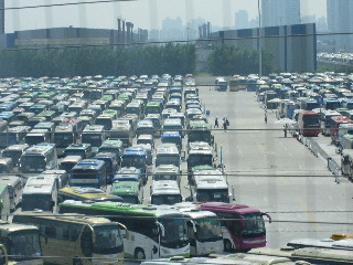 ２２万博会場の駐車場.JPG