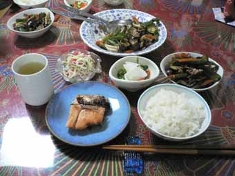 今日の夕食（070707）-おばあちゃんが作ってくれた夕食-.jpg