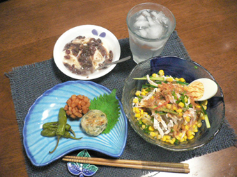 今日の夕食（8.3）