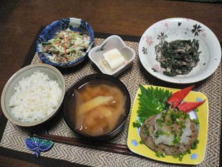 今日の夕食（5.26）