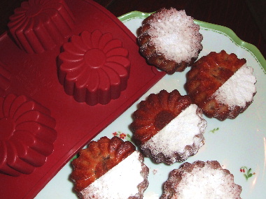 20070105ミニマーガレット型でイチジク焼き菓子