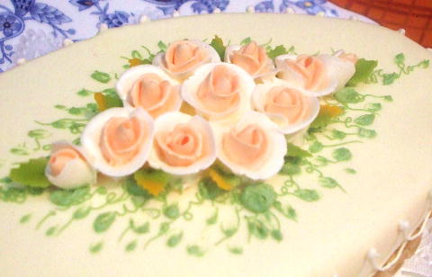 薔薇デコレーションケーキ　L
