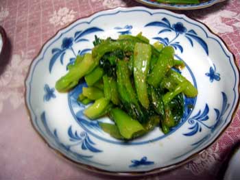 小松菜の胡麻和え