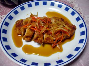 鶏肉の野菜南蛮